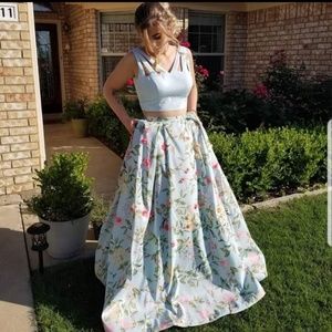 2 Piece Sherri Hill Prom Dress